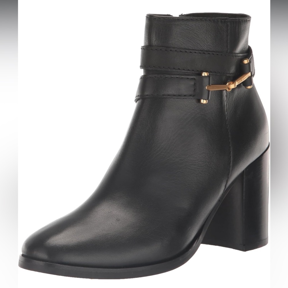 Ted Baker Anisea Leather Ankle Boots in Black